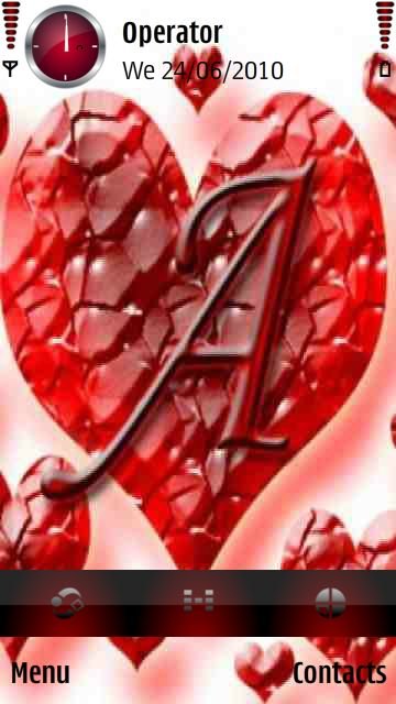 Heart Letter A -  1