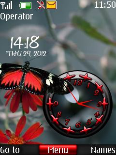 Butterfly Dual Clock -  1