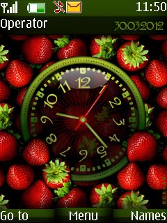 Strawberry Clock -  1