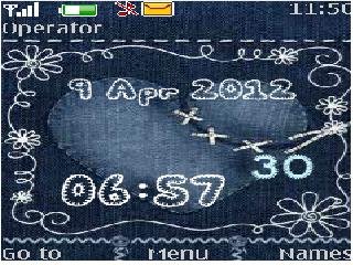 Jeans Digi Clock -  1