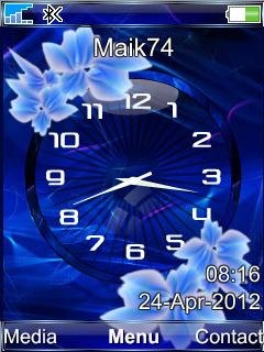 Blue Clock -  1