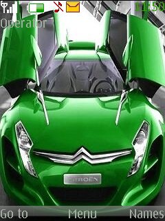 Green Muscle Car -  1