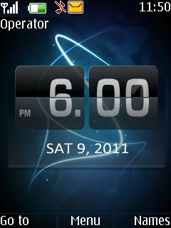 Galaxy Flip Clock -  1