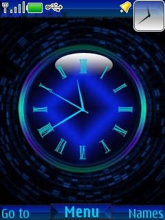 Neon Menu Clock -  1