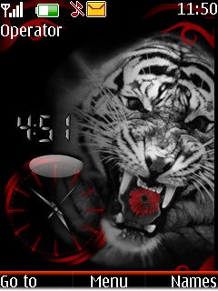 Tiger Clock -  1