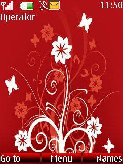 Vector Flower Red -  1