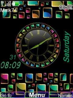 Colorful Clock -  1