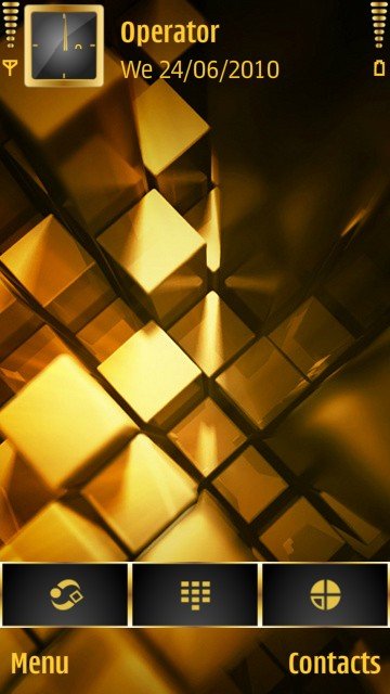 Gold Cubes -  1