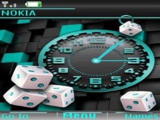 Dices Clock V Tone -  1