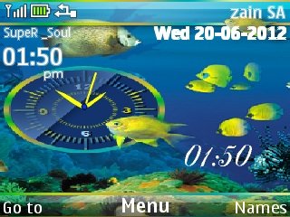 Fish Dual Clock -  1