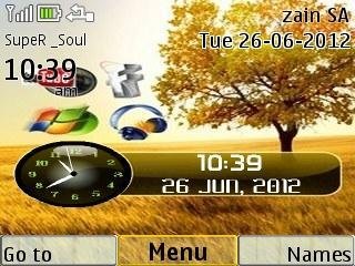 Nature Dual Clock -  1