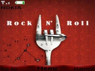 Rock N Roll Clock -  1