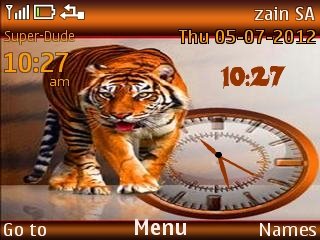 Tiger Clock -  1