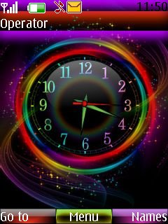 Colorful Clock -  1