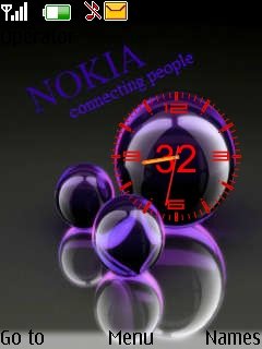 Nokia Animated Clock -  1