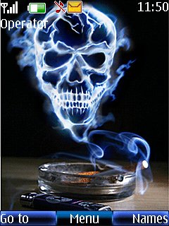 Skull smoke -  1