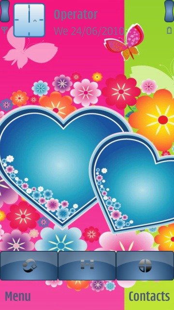 Colorful hearts -  1