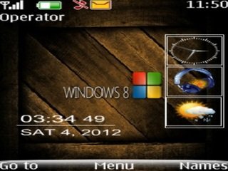 Windows 8 clock hd -  1