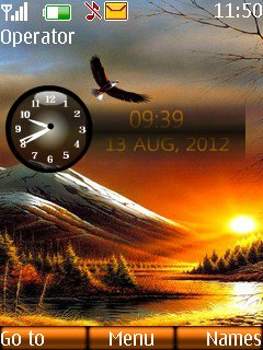 Sunset dual clock -  1