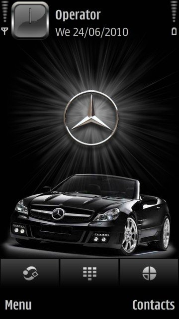 Mercedes black -  1