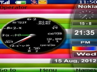 Mathematic clock hd -  1