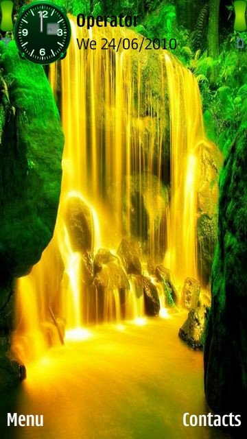 Gold waterfall -  1