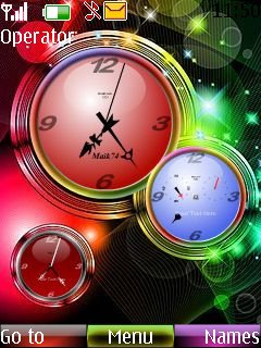 Colorful clocks -  1