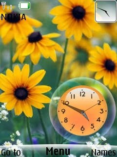 Flower clock -  1