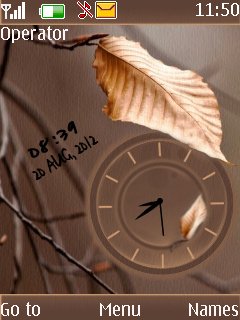 Leaf dual clock -  1