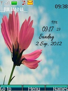 Flower digital clock -  1