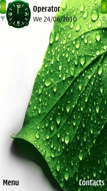 Water drop leaf -  1