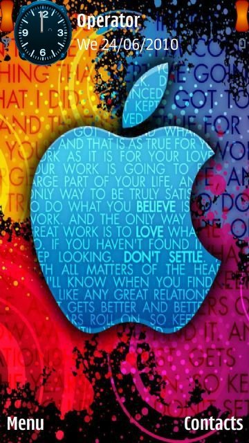 Colourful apple -  1