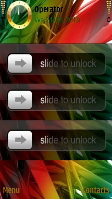 Unlock slide -  1