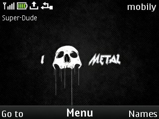 Metal skull -  1