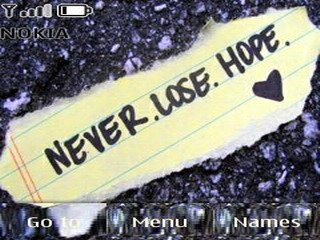Never lose hope -  1