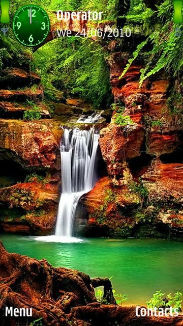 Beautiful waterfall -  1