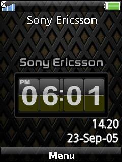 Sony flip clock -  1