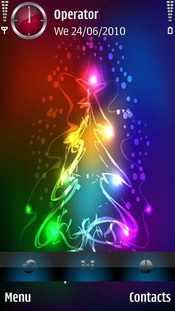 Colourful xmas tree -  1