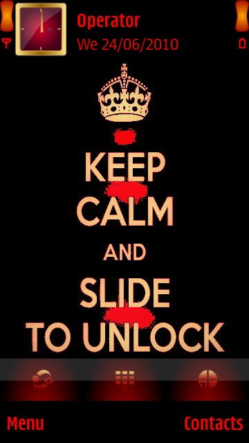 Slide to unlock -  1