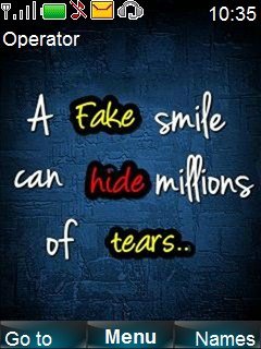 Fake smile -  1