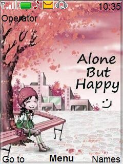 Alone but happy -  1