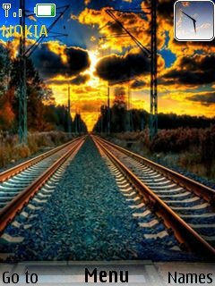 Sunset railway -  1