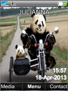 Biker panda -  1