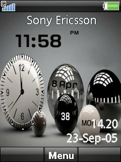 Sony abstract clock -  1