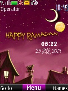 Ramadan clock -  1