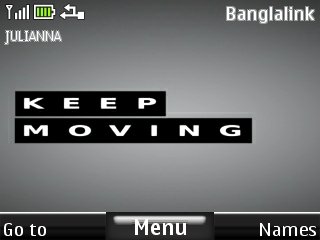 Keep moving -  1