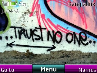 Trust no one -  1