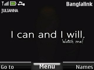 Can and will -  1