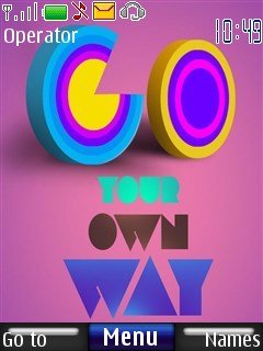 Go your own way -  1