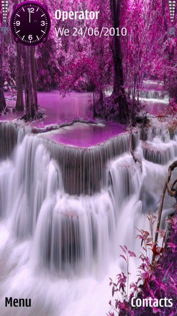 Purple waterfall -  1